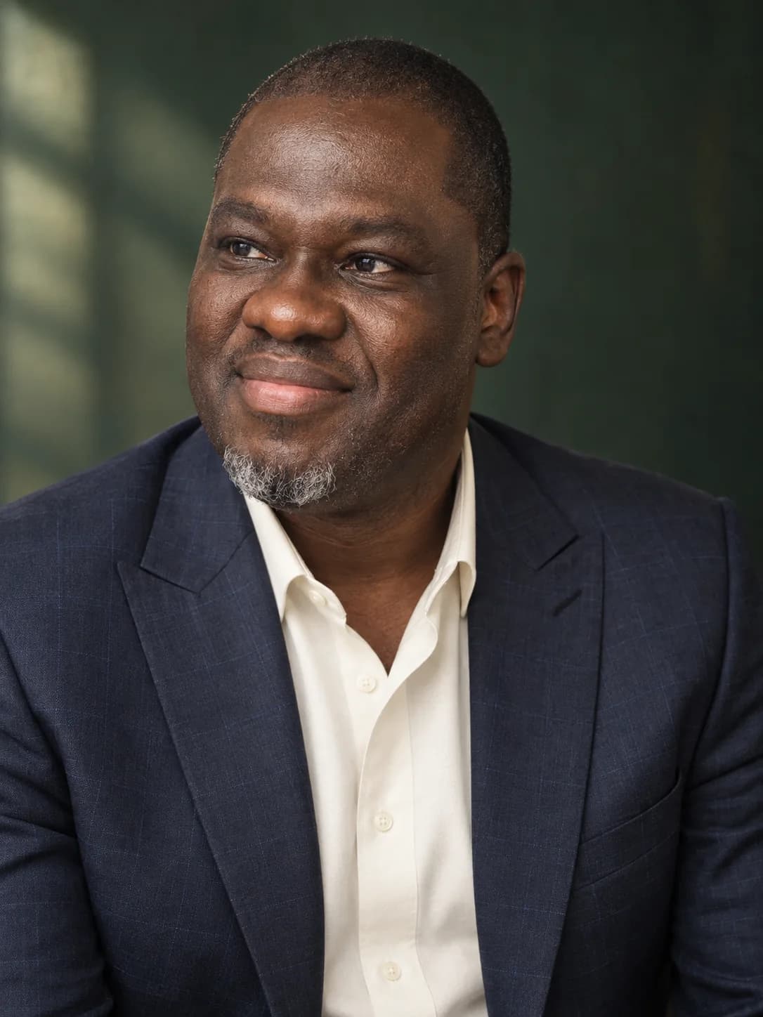 Ayodeji Peter Falope listening carefully