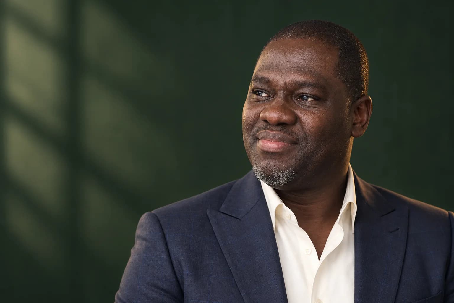 Ayodeji Peter Falope in an editorial thinking portrait